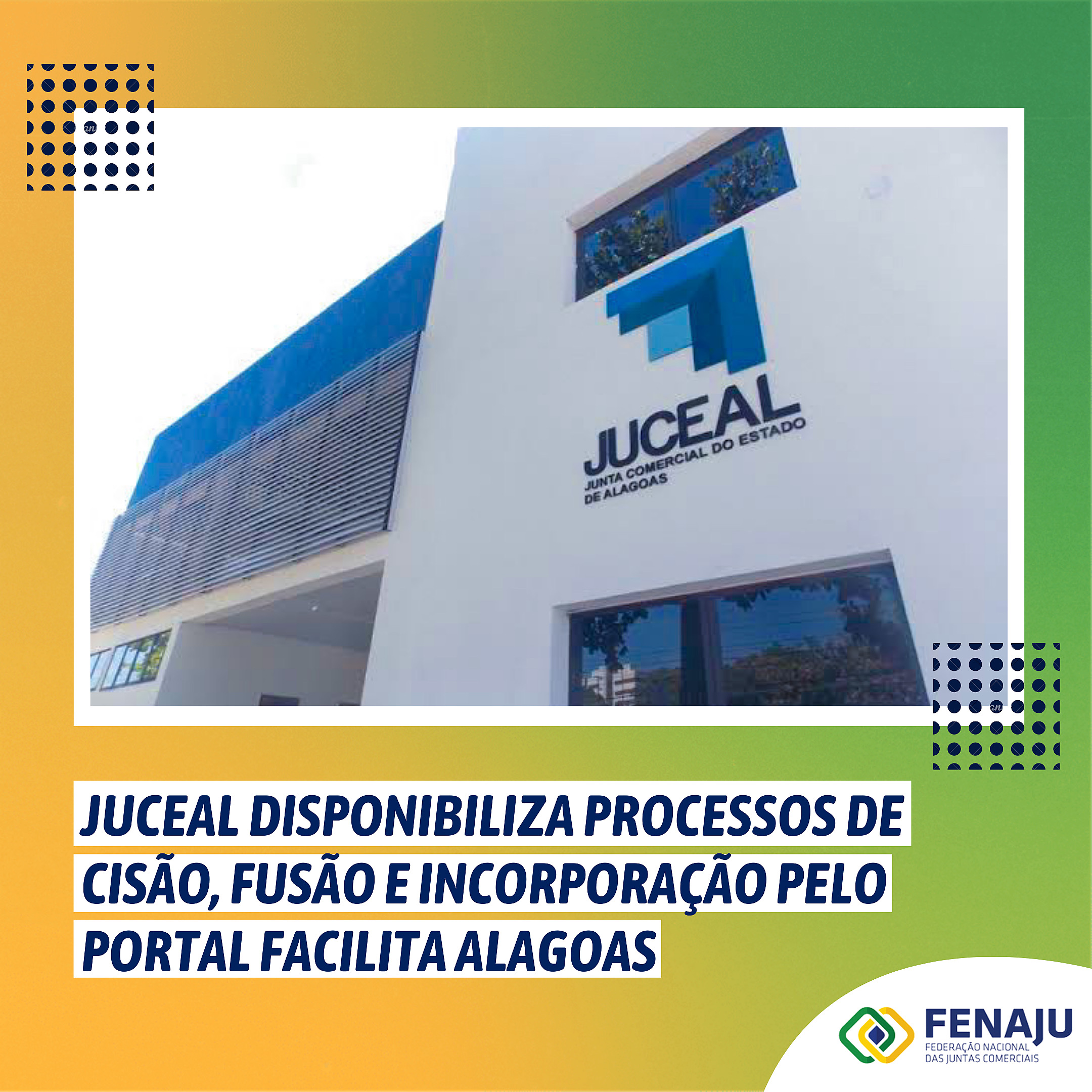 JUCEAL disponibiliza processos de cisão, fusão e incorporação pelo Portal Facilita Alagoas