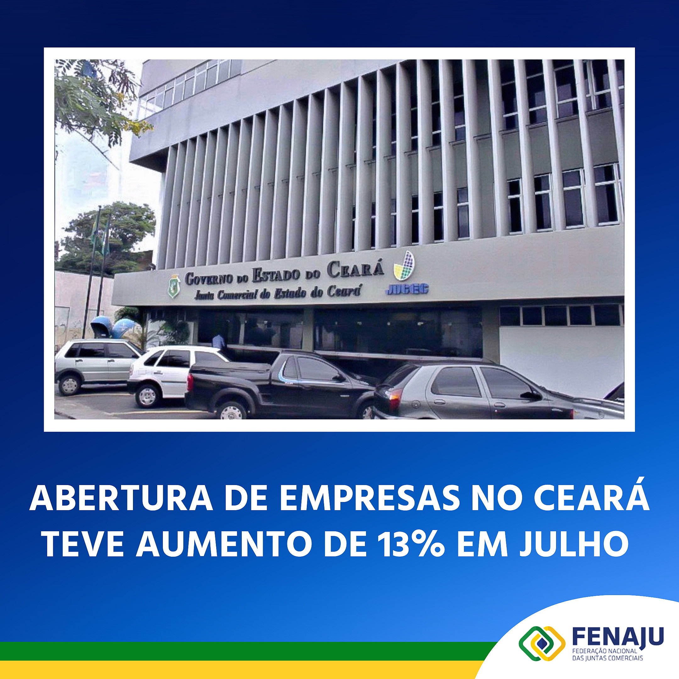 Abertura de empresas no Ceará teve aumento de 13% em julho