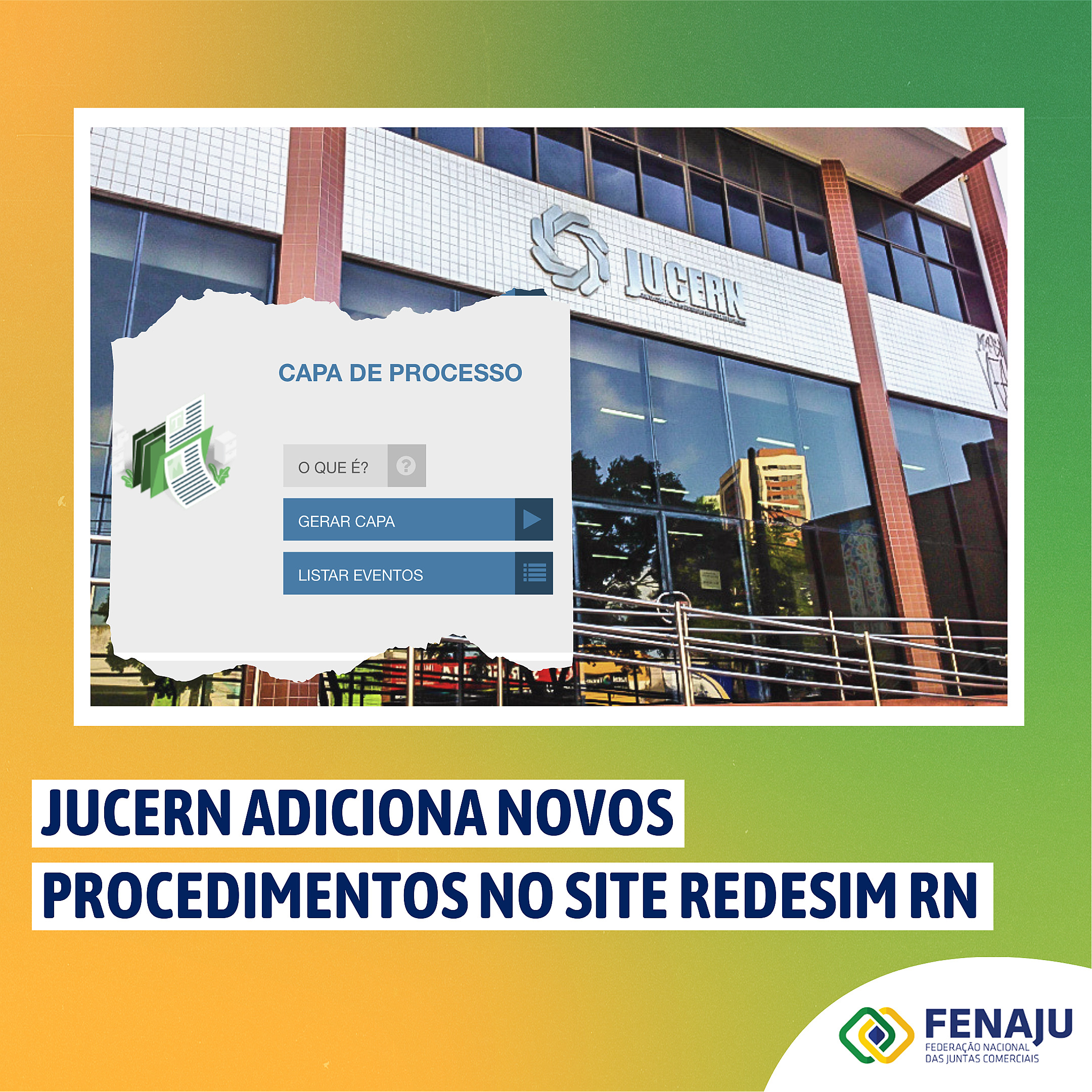 Jucern adiciona novos procedimentos no site Redesim RN