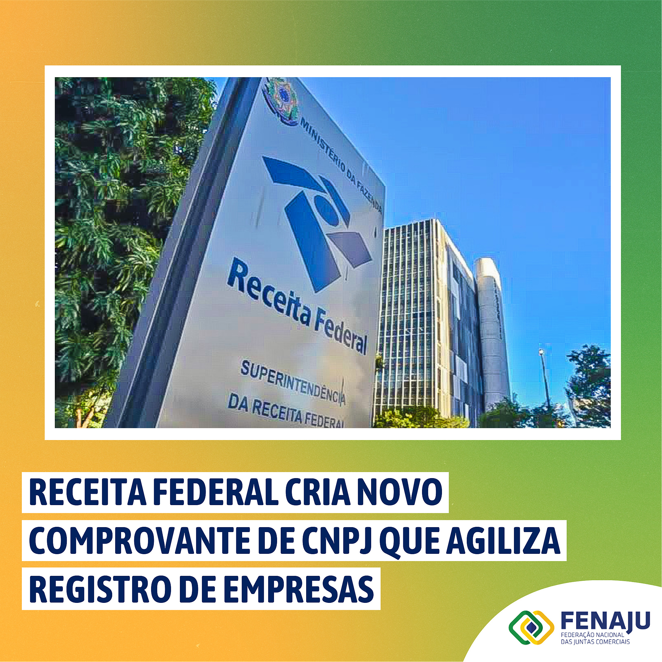 A Receita Federal criou um novo modelo de Comprovante de CNPJ que agiliza registro de empresas