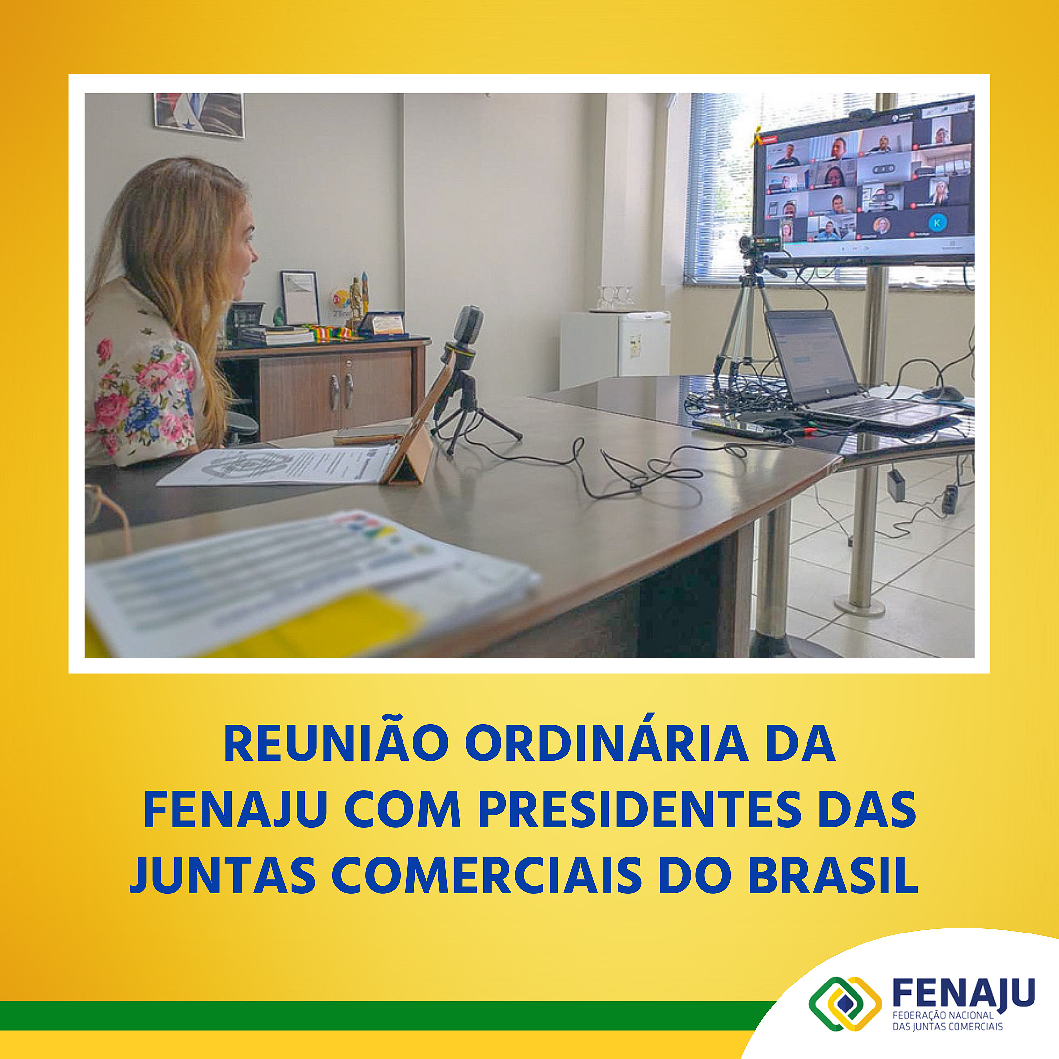 Reunião ordinária da FENAJU com presidentes das juntas comerciais do Brasil