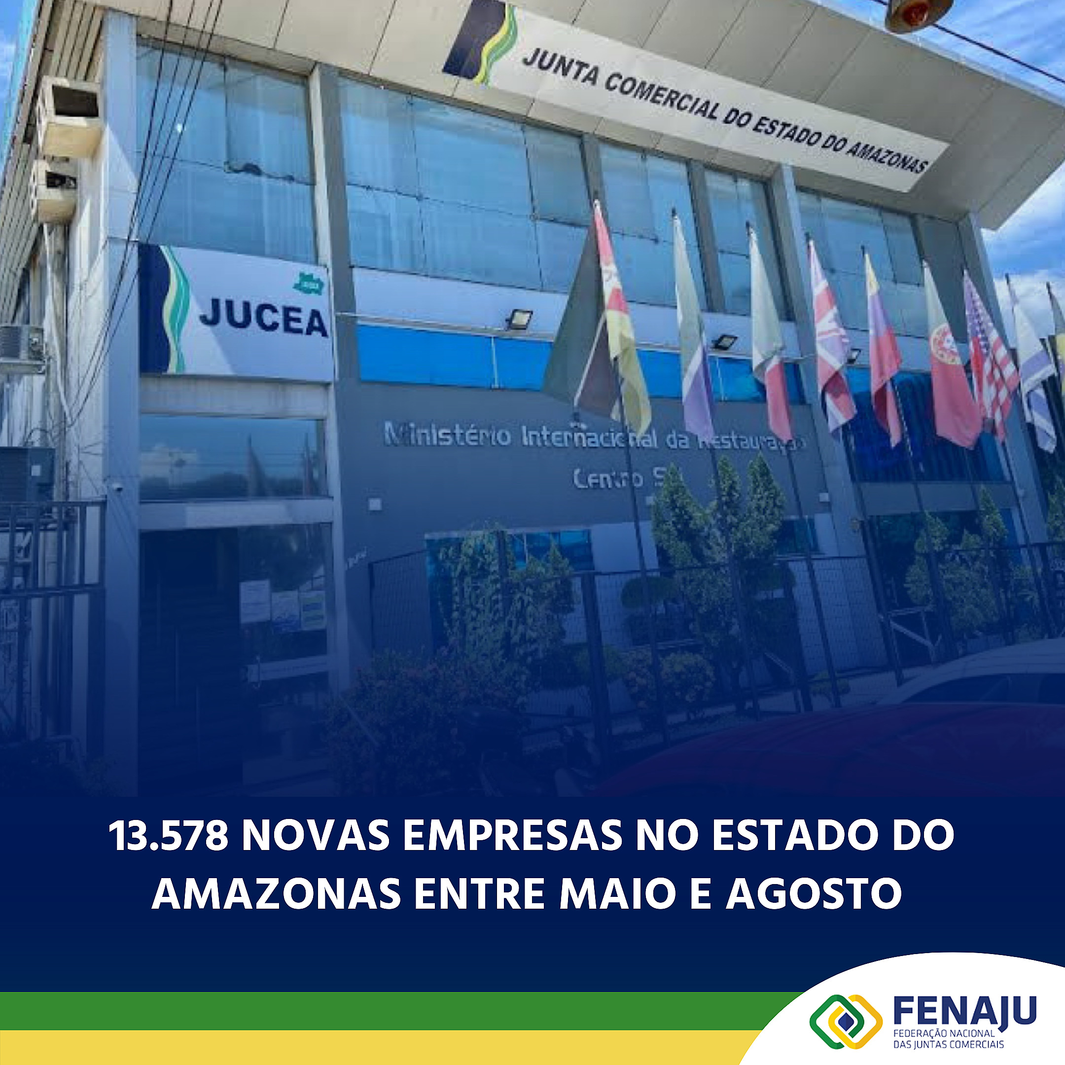 13.578 novas empresas no estado do Amazonas entre maio e agosto de 2020