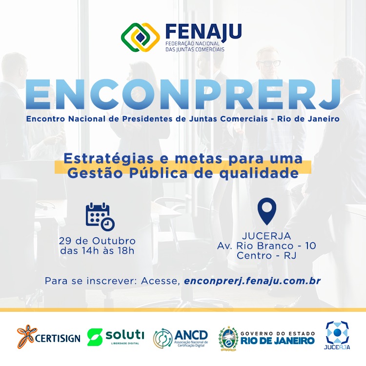 Encontro Nacional de Presidentes de Juntas Comerciais - Rio de Janeiro