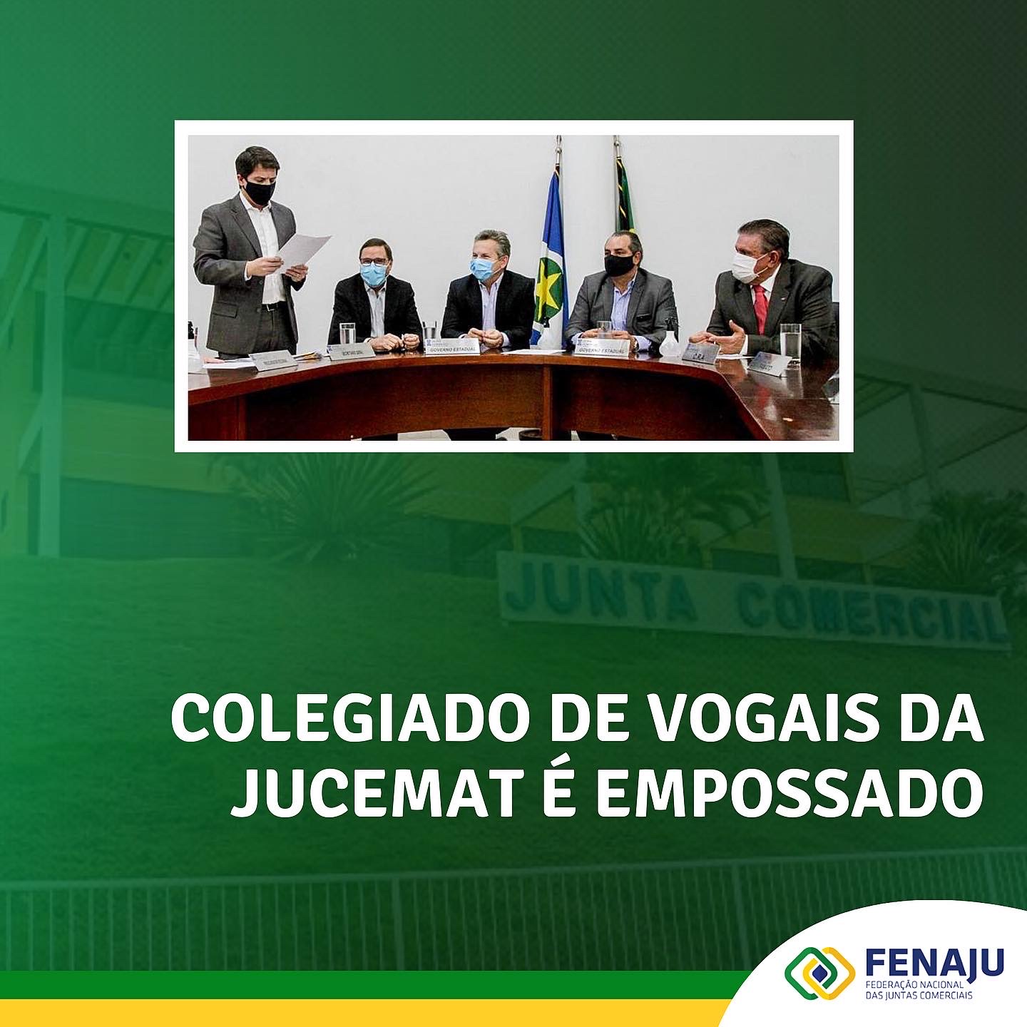 Colegiado de Vogais da JUCEMAT é empossado