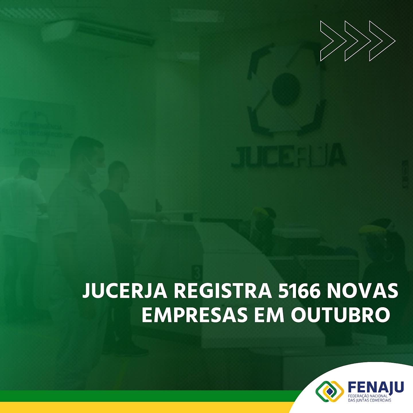 JUCERJA registra 5166 novas empresas em outubro