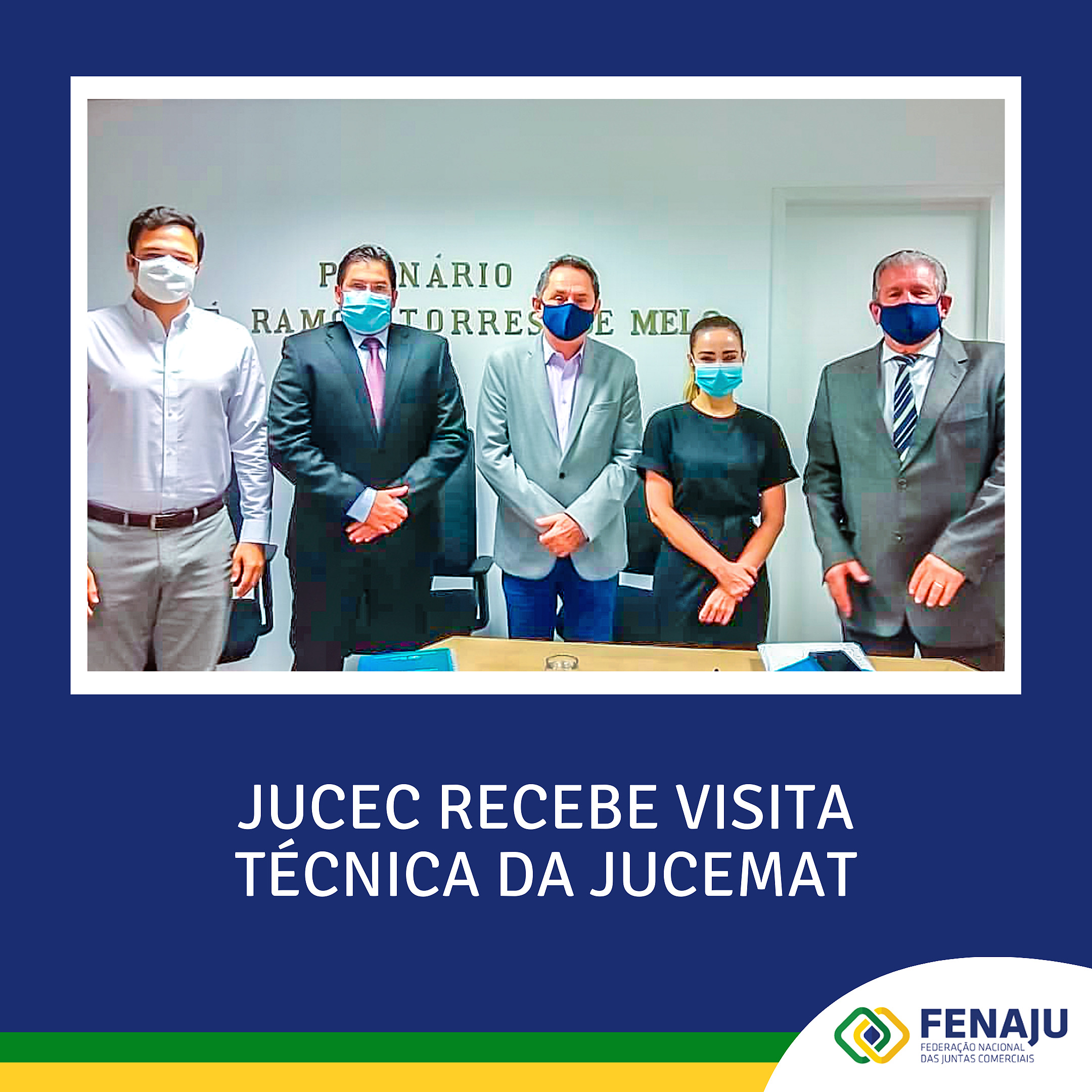 JUCEC recebe visita técnica da JUCEMAT