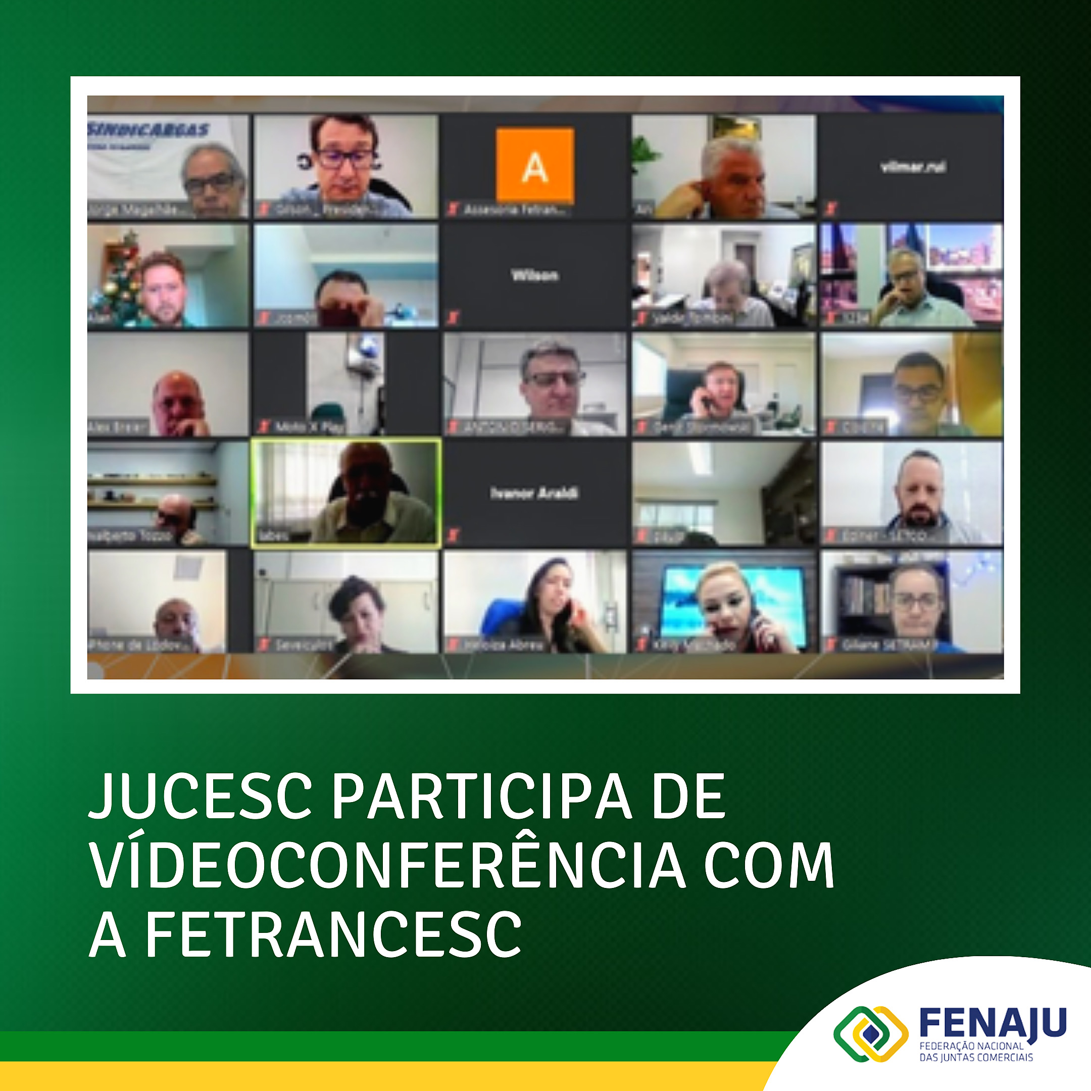 JUCESC participa de videoconferência com a FETRANCESC