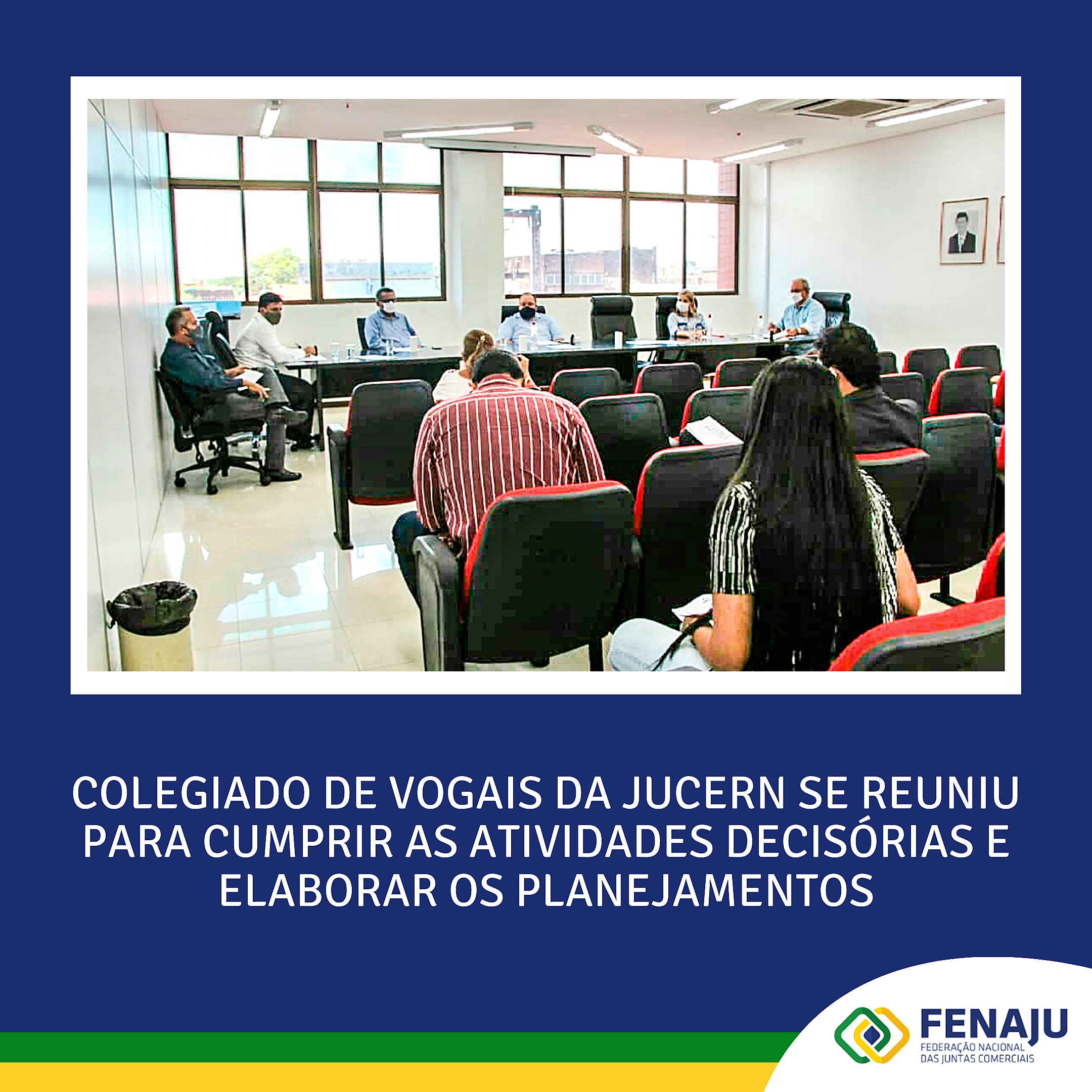 Colegiado de Vogais da JUCERN se reuniu para cumprir as atividades decisórias e elaborar os planejamentos