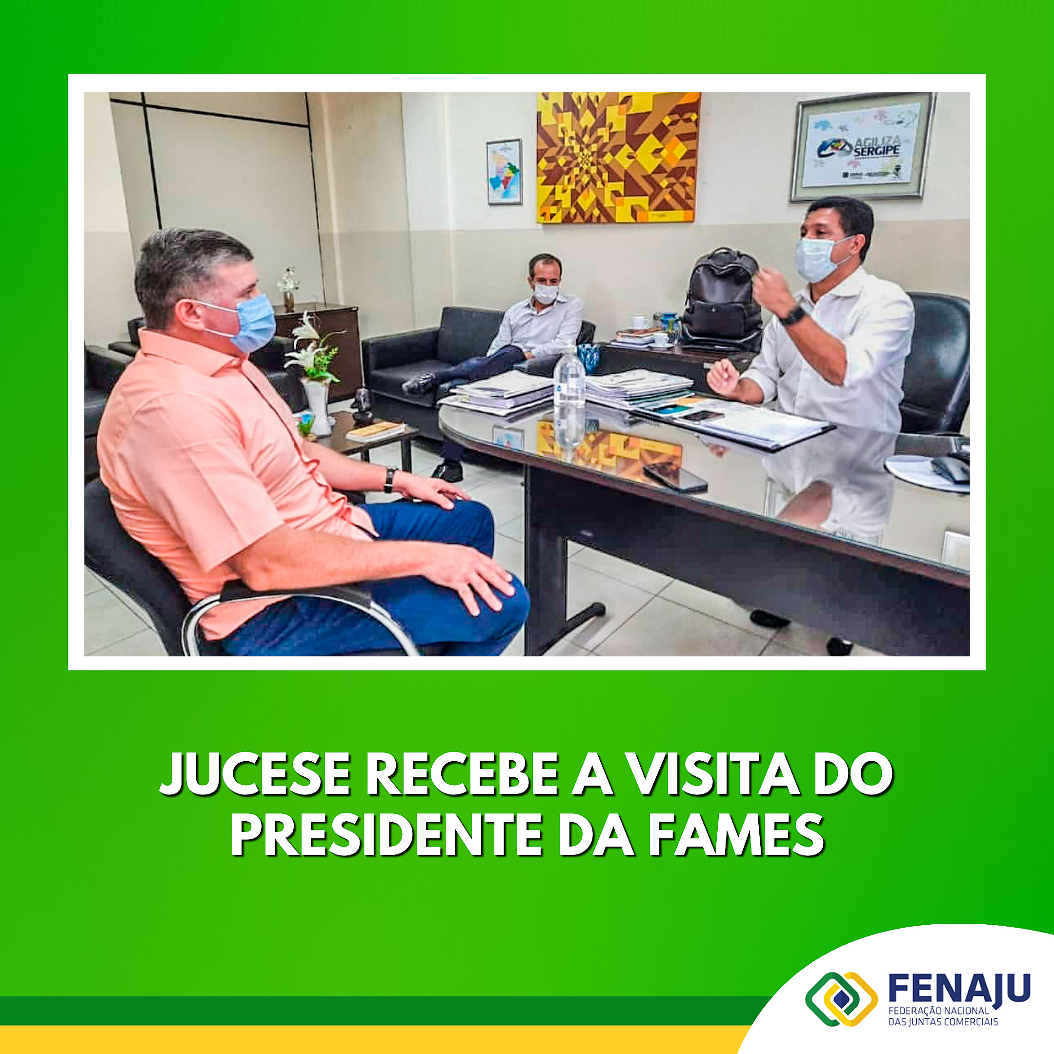 JUCESE recebe a visita do presidente da FAMES