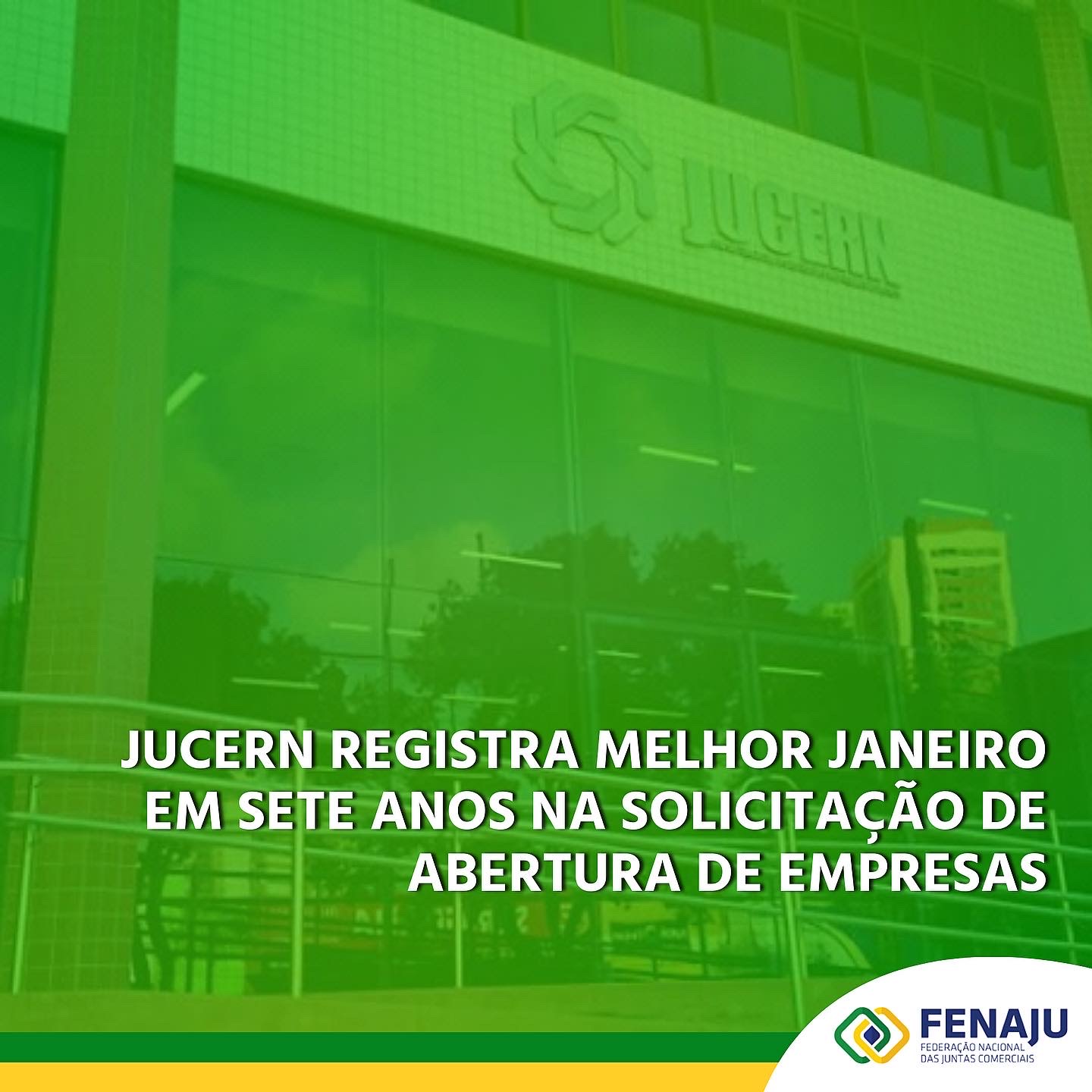 JUCERN registra melhor janeiro em sete anos na solicitação de abertura de empresas