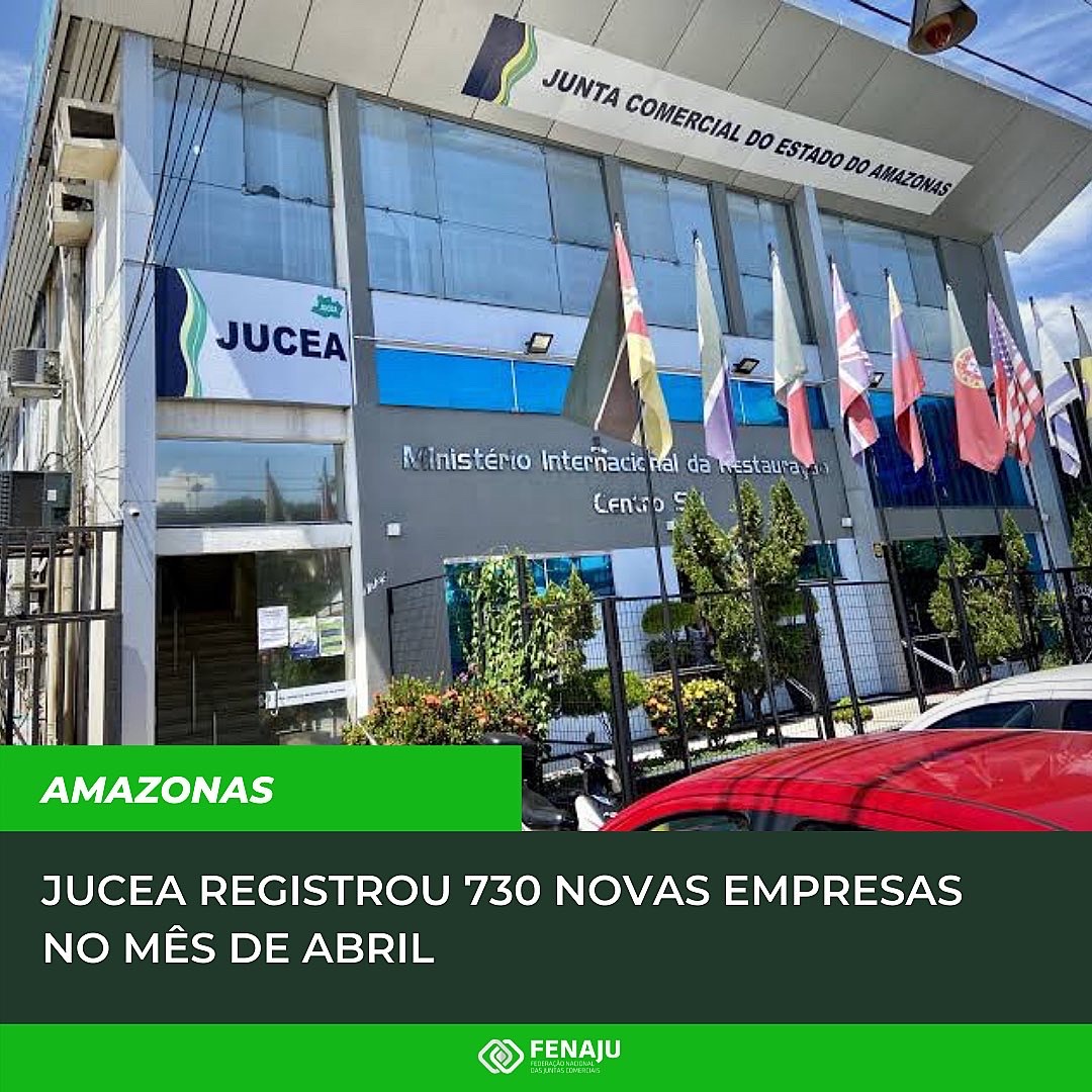 JUCEA registrou 730 novas empresas no mês de abril