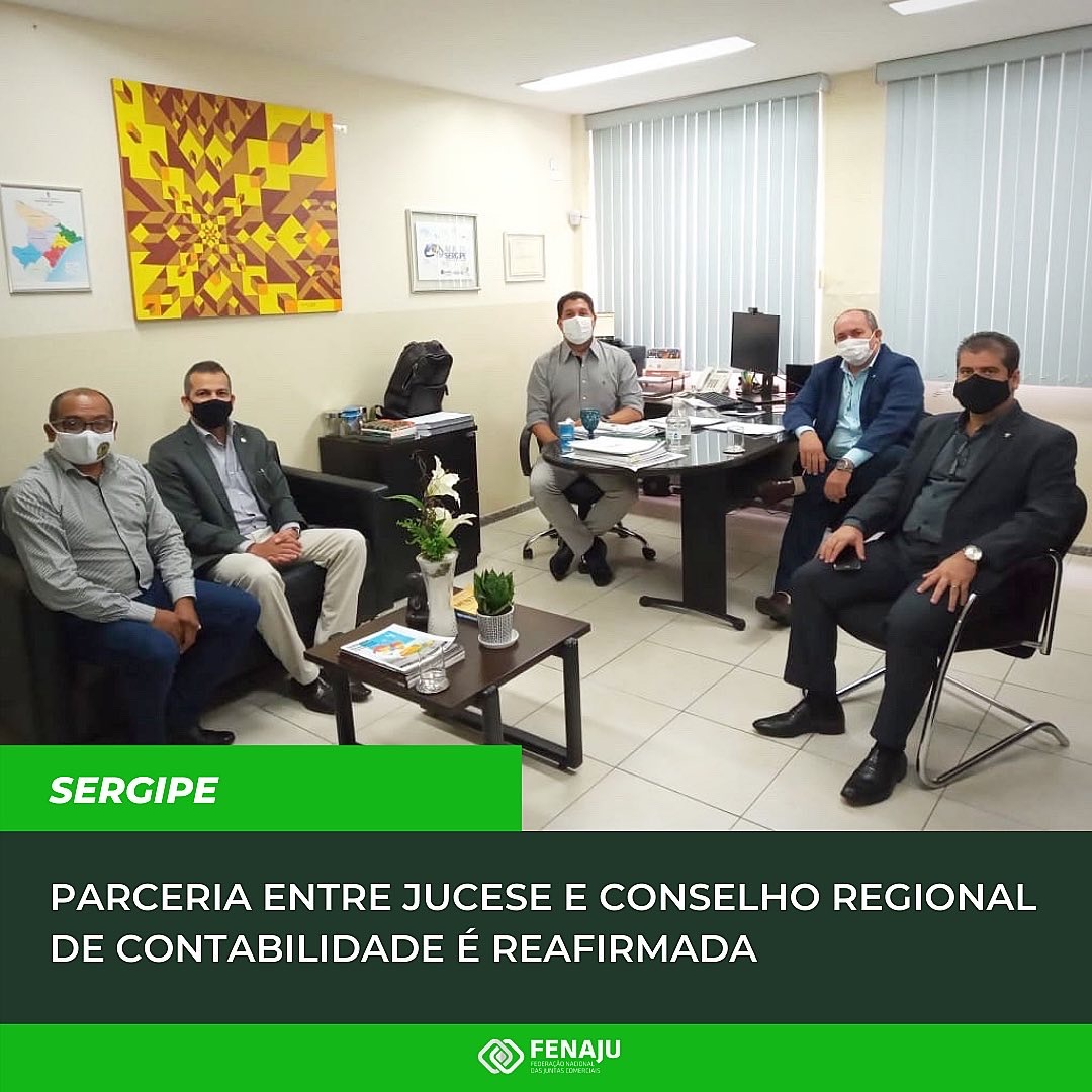 Parceria entre Jucese e Conselho Regional de Contabilidade é reafirmada