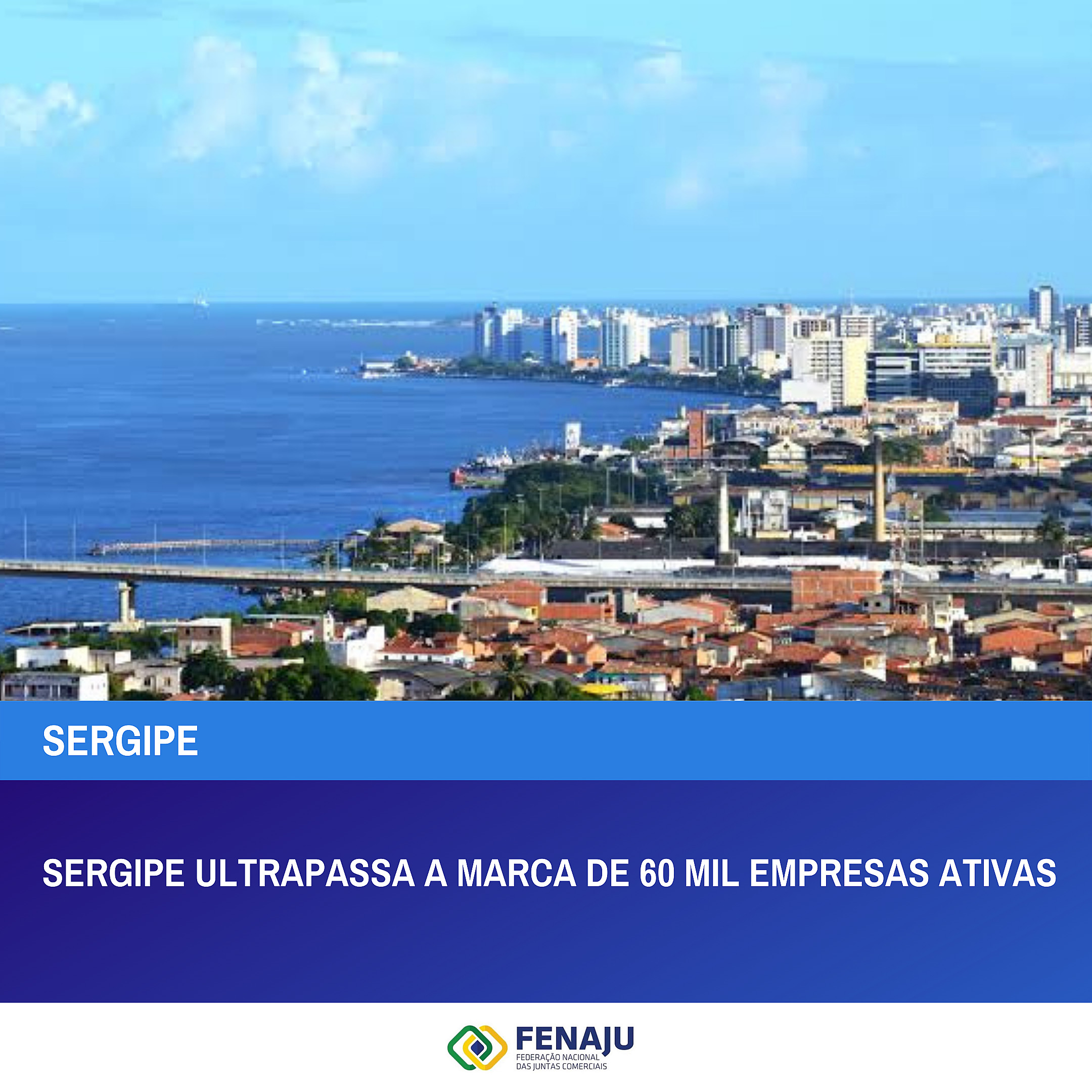 Sergipe ultrapassa a marca de 60 mil empresas ativas