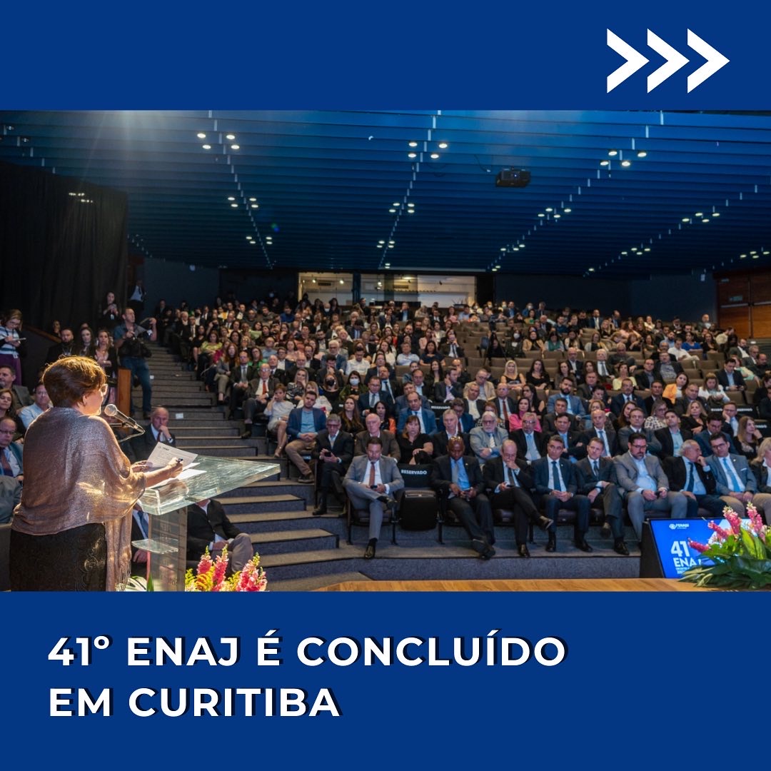 41º ENAJ é concluído em Curitiba