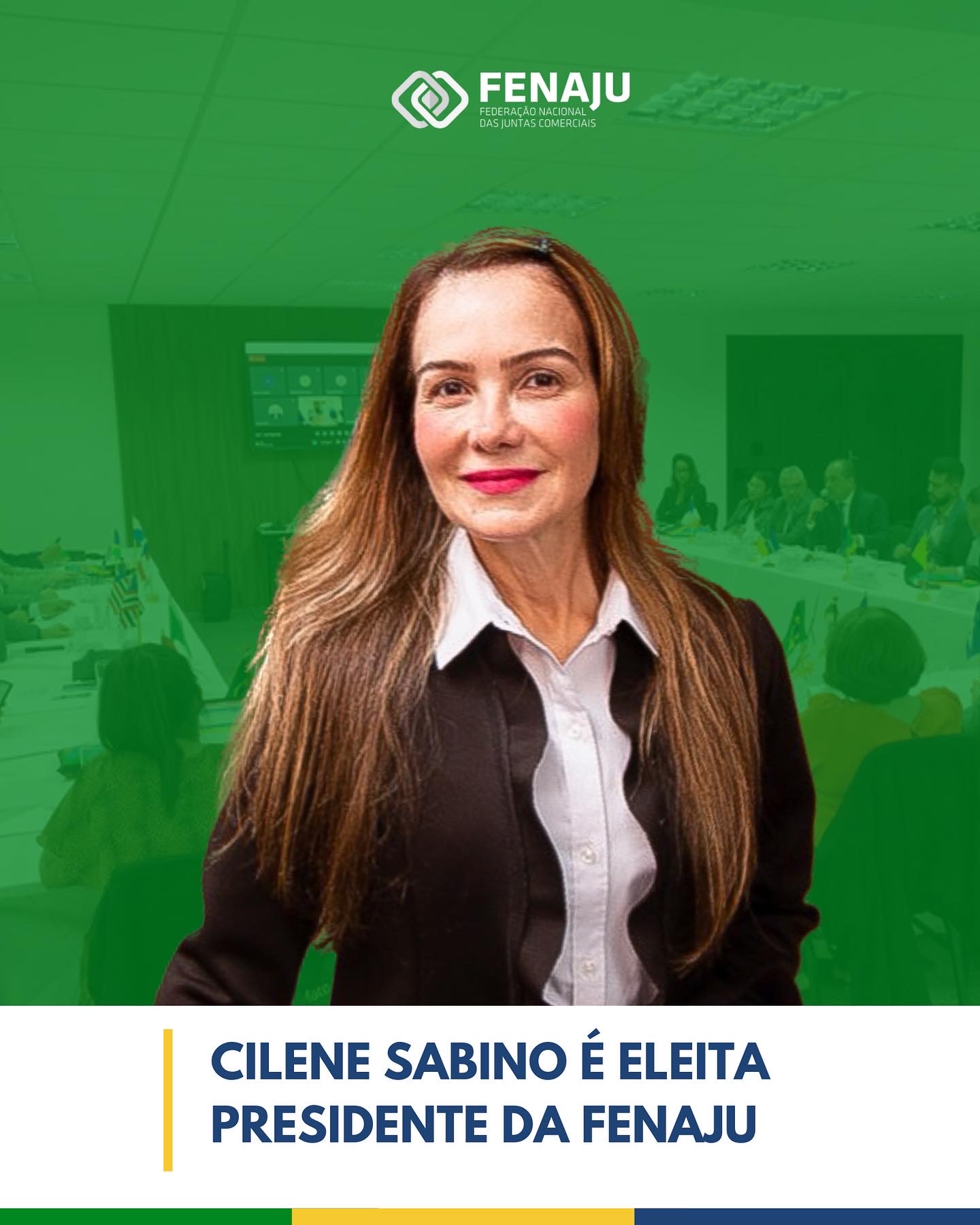 Cilene Sabino é eleita presidente da FENAJU